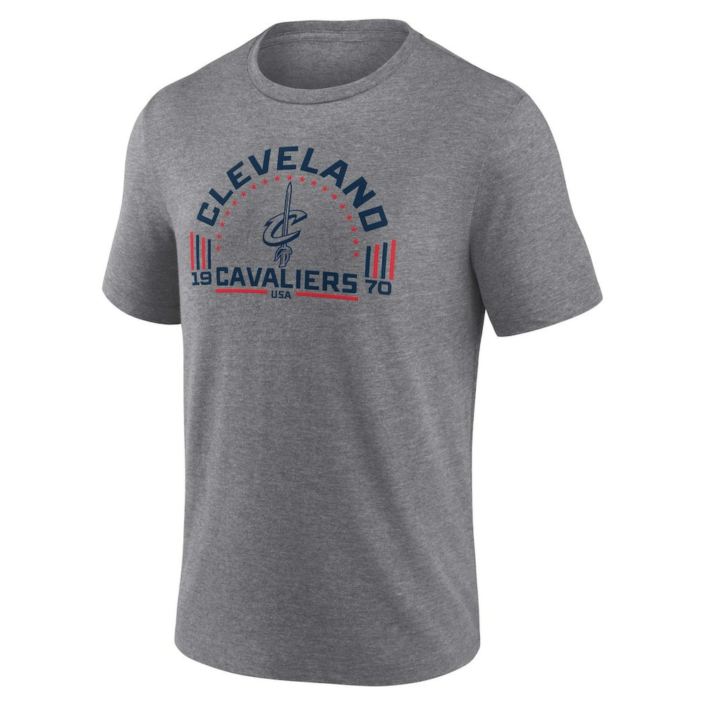Cleveland Cavaliers Team Freedom Tri-Blend T-Shirt Gray - NBA