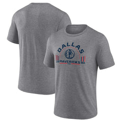 Dallas Mavericks Team Freedom Tri-Blend T-Shirt Gray - NBA