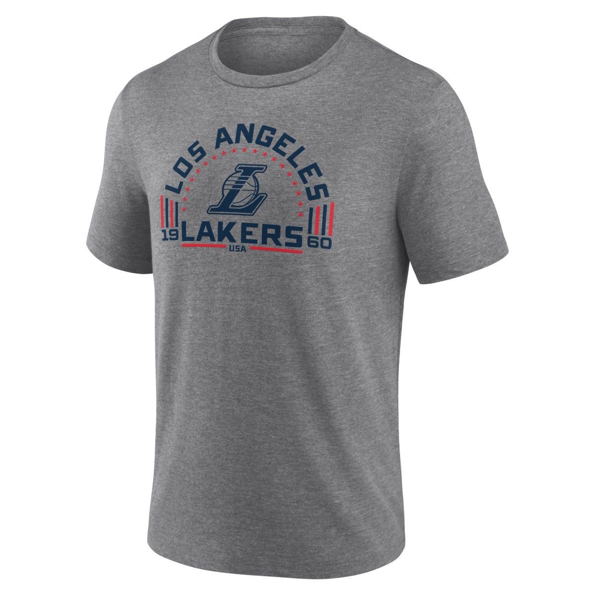 Los Angeles Lakers Team Freedom Tri-Blend T-Shirt Gray - NBA