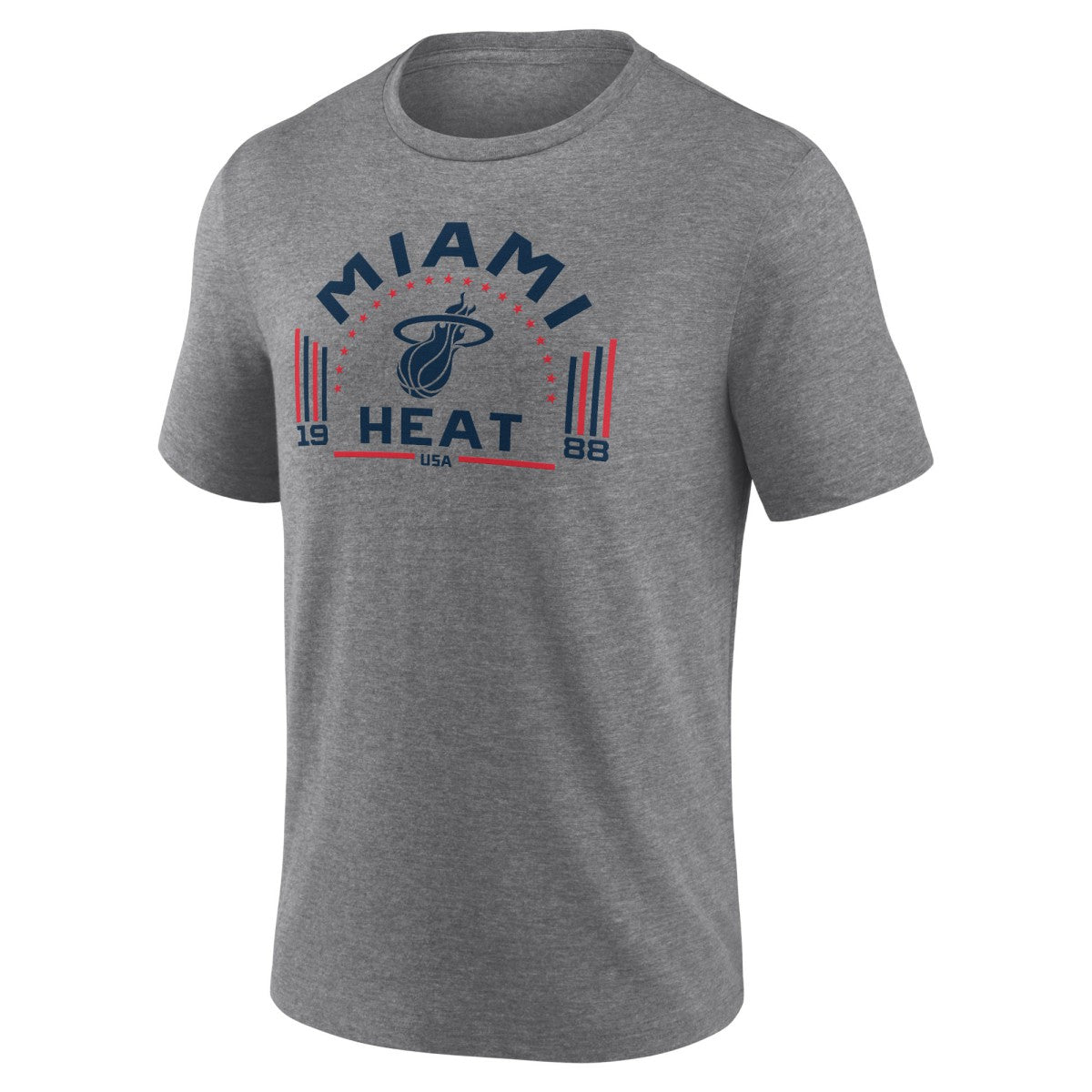 Miami Heat Team Freedom Tri-Blend T-Shirt Gray - NBA