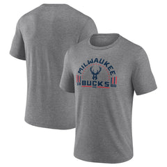 Milwaukee Bucks Team Freedom Tri-Blend T-Shirt Gray - NBA
