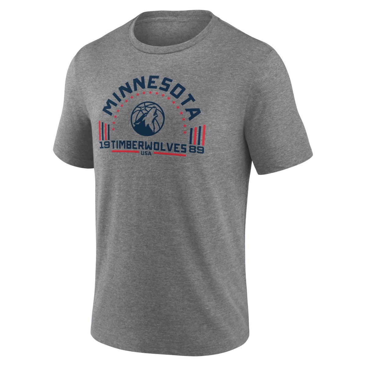 Minnesota Timberwolves Team Freedom Tri-Blend T-Shirt Gray - NBA