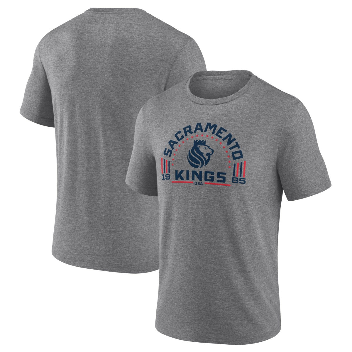 Sacramento Kings Team Freedom Tri-Blend T-Shirt Gray - NBA