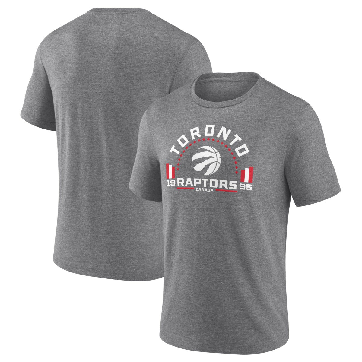 Toronto Raptors Team Freedom Tri-Blend T-Shirt Gray - NBA