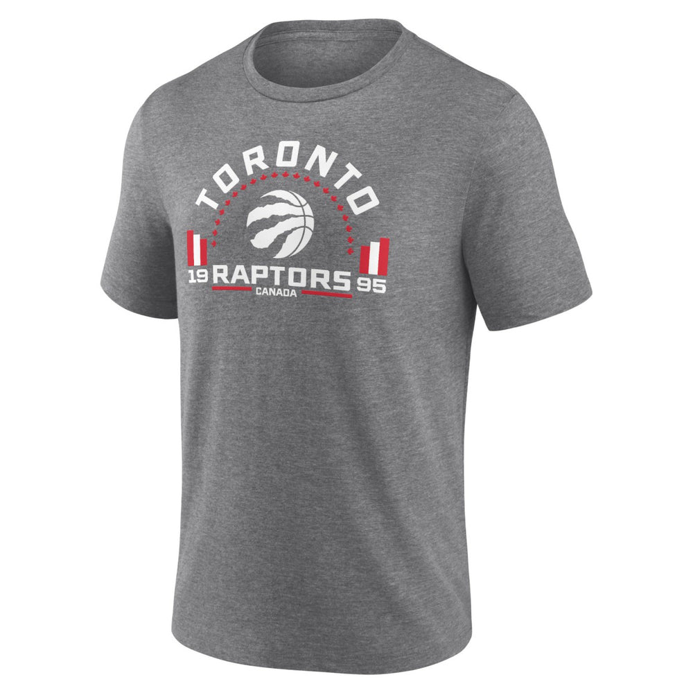 Toronto Raptors Team Freedom Tri-Blend T-Shirt Gray - NBA