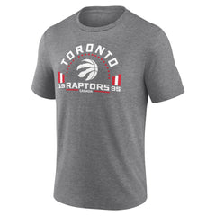Toronto Raptors Team Freedom Tri-Blend T-Shirt Gray - NBA