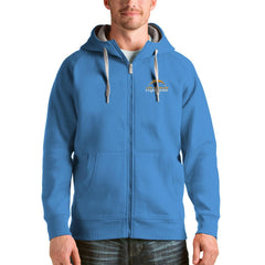 Los Angeles Chargers Antigua Victory Full-Zip Hoodie Powder Blue | NFL