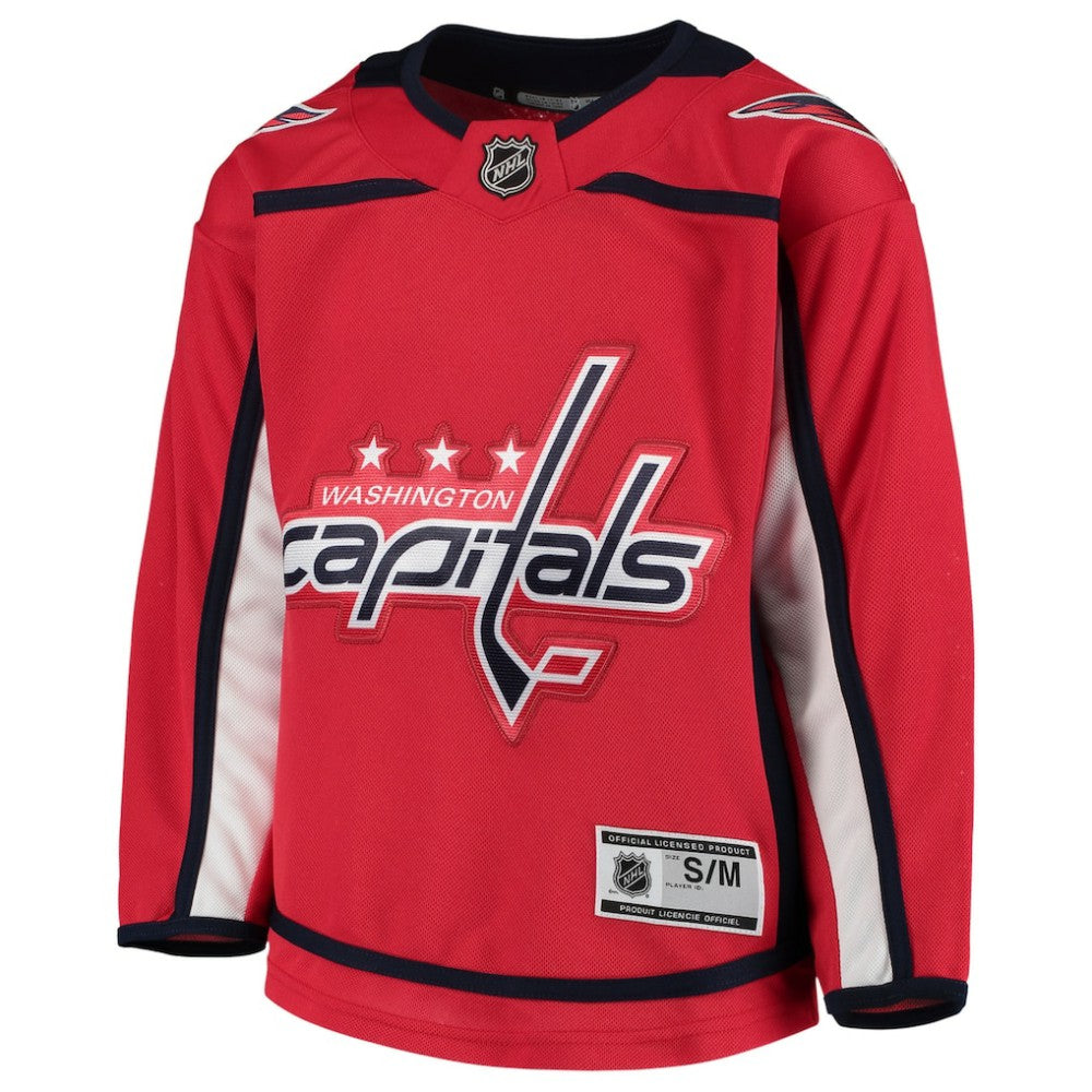 Washington Capitals Youth Home Premier Team Jersey - Red - NHL