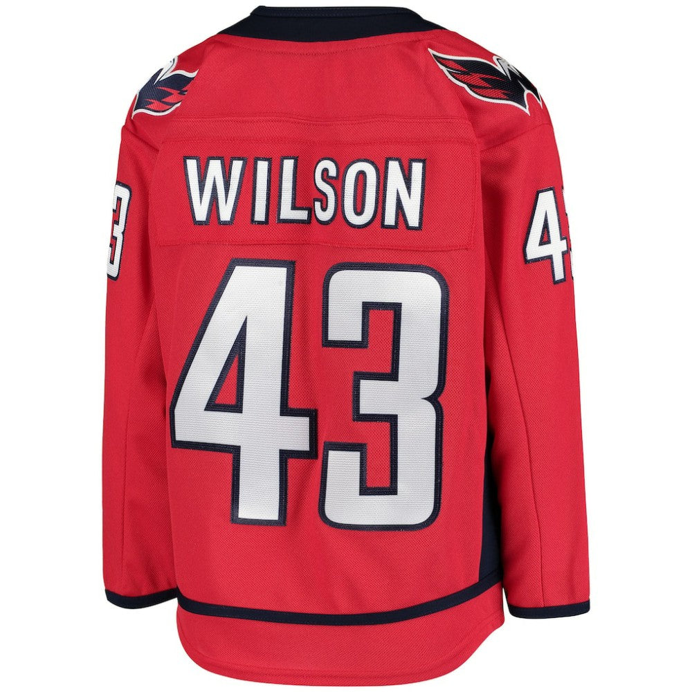 Tom Wilson Washington Capitals Youth Home Premier Player Jersey - Red - NHL