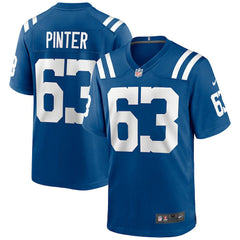 Danny Pinter Indianapolis Colts Game Jersey Royal | Nike for Sale