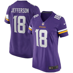 Justin Jefferson Minnesota Vikings Women's Game Jersey Purple | Nike for Sale