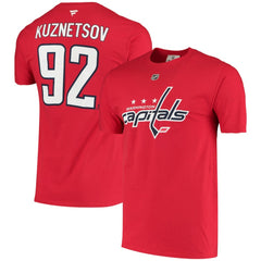 Evgeny Kuznetsov Washington Capitals Fanatics Name & Number T-Shirt - Red - NHL