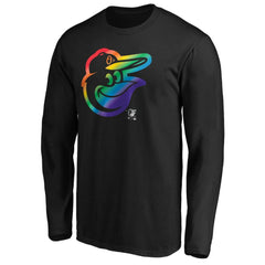 Baltimore Orioles Team Pride Logo Long Sleeve T-Shirt - MLB
