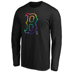 Boston Red Sox Team Pride Logo Long Sleeve T-Shirt - MLB