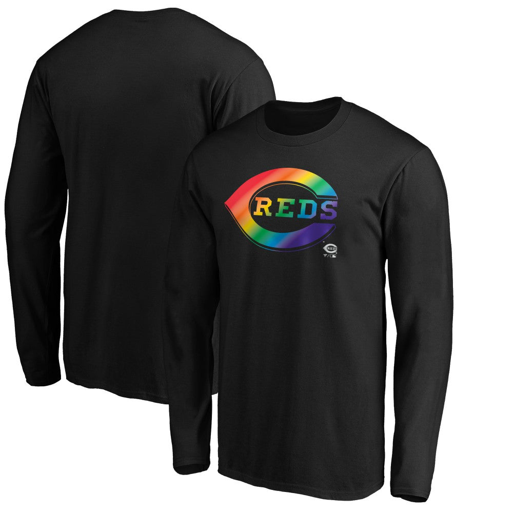 Cincinnati Reds Team Pride Logo Long Sleeve T-Shirt - MLB