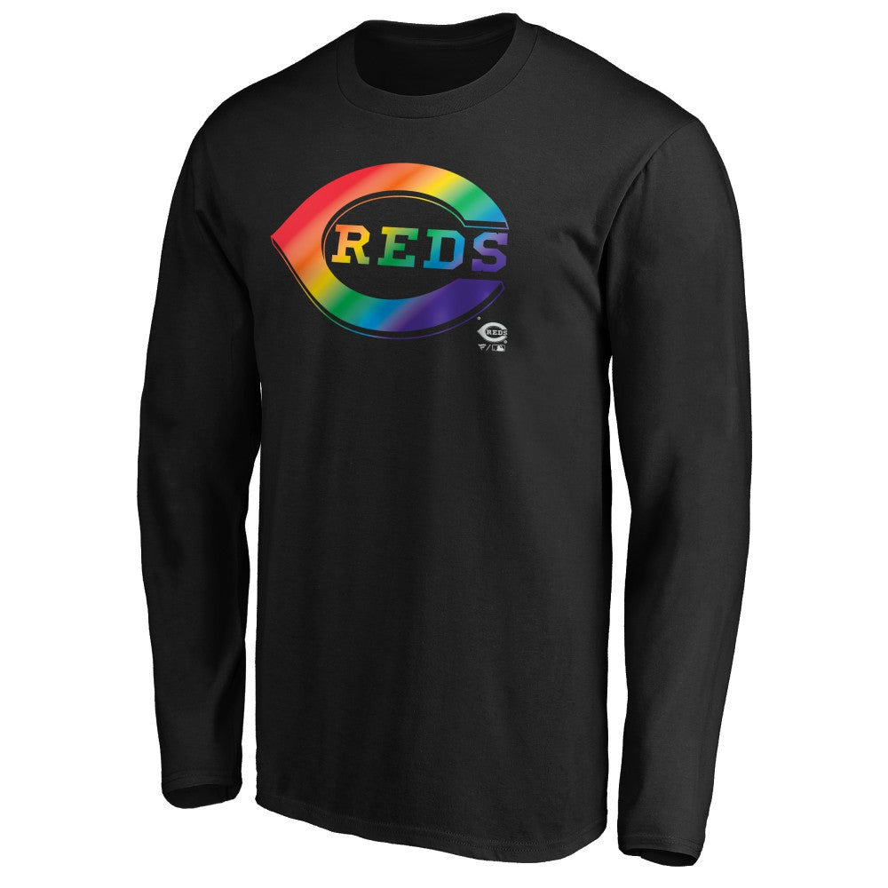Cincinnati Reds Team Pride Logo Long Sleeve T-Shirt - MLB
