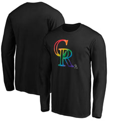 Colorado Rockies Team Pride Logo Long Sleeve T-Shirt - MLB