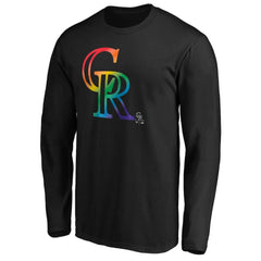 Colorado Rockies Team Pride Logo Long Sleeve T-Shirt - MLB