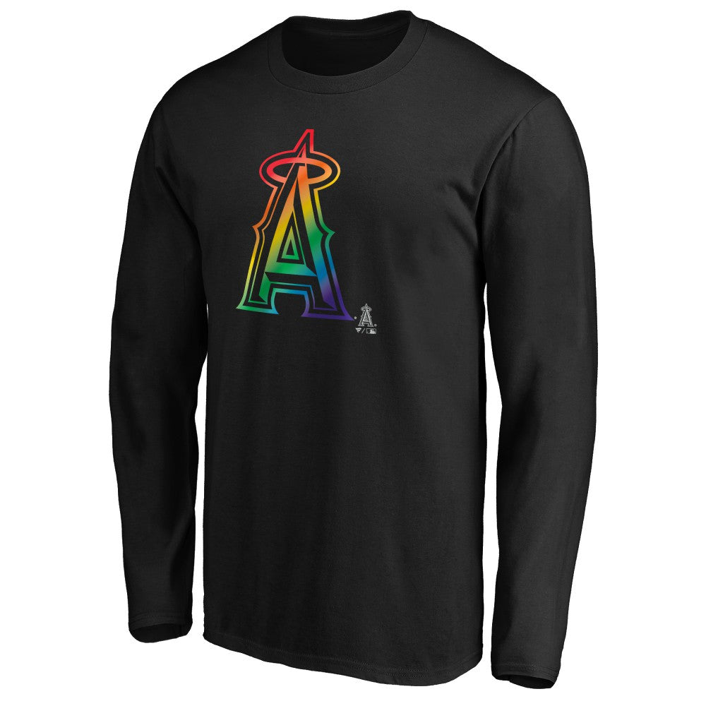 Los Angeles Angels Team Pride Logo Long Sleeve T-Shirt - MLB