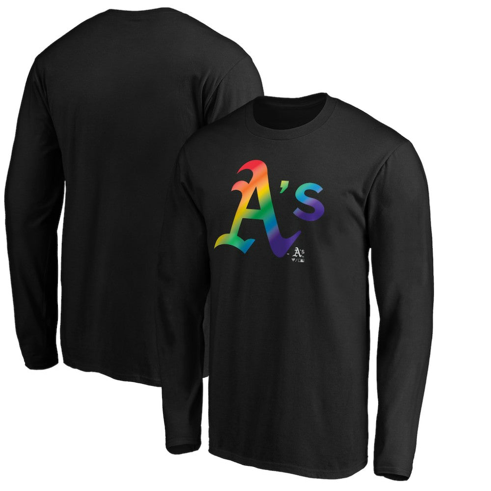 Athletics Team Pride Logo Long Sleeve T-Shirt - MLB
