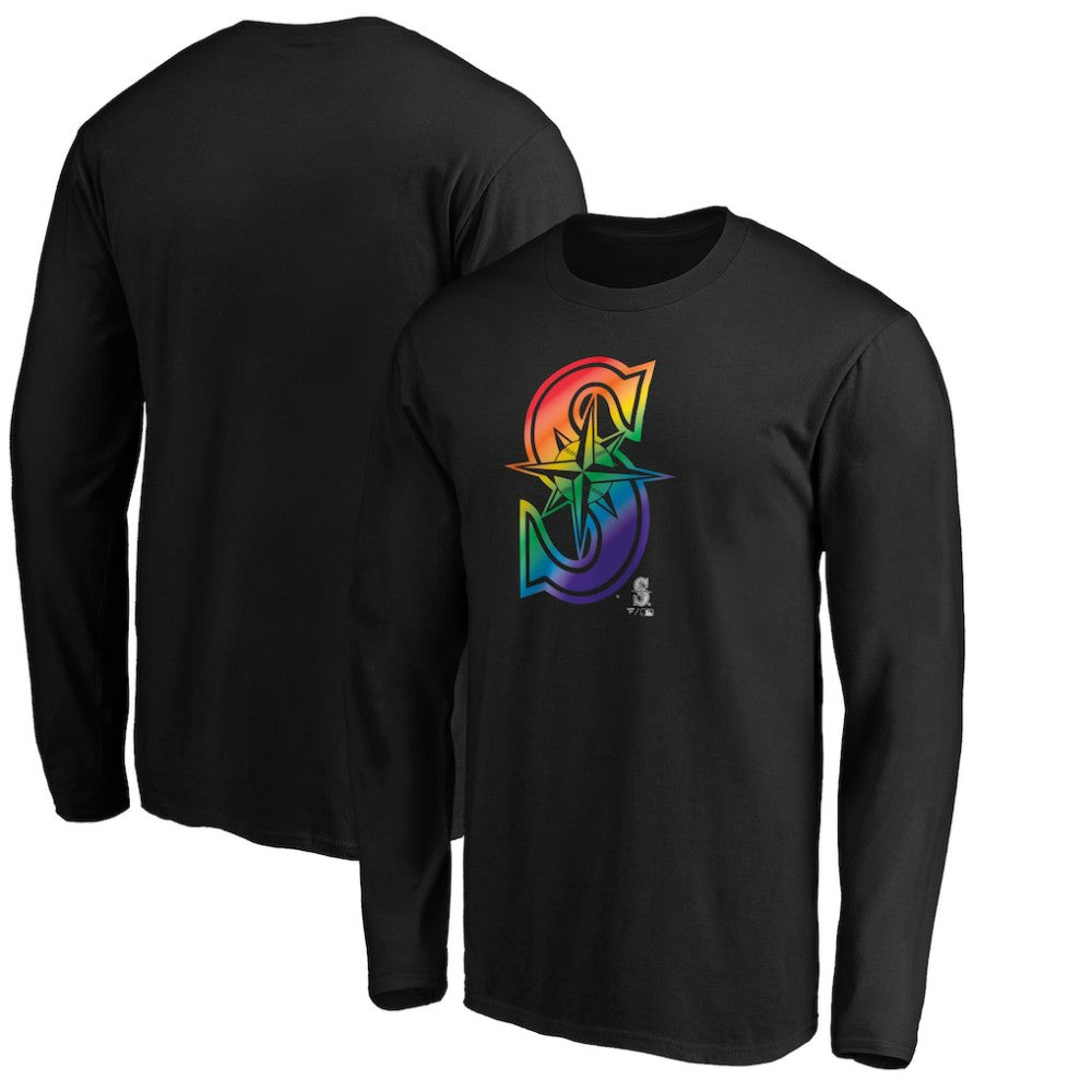 Seattle Mariners Team Pride Logo Long Sleeve T-Shirt - MLB