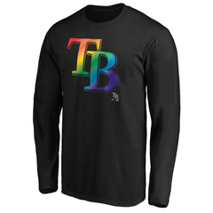 Tampa Bay Rays Team Pride Logo Long Sleeve T-Shirt - MLB