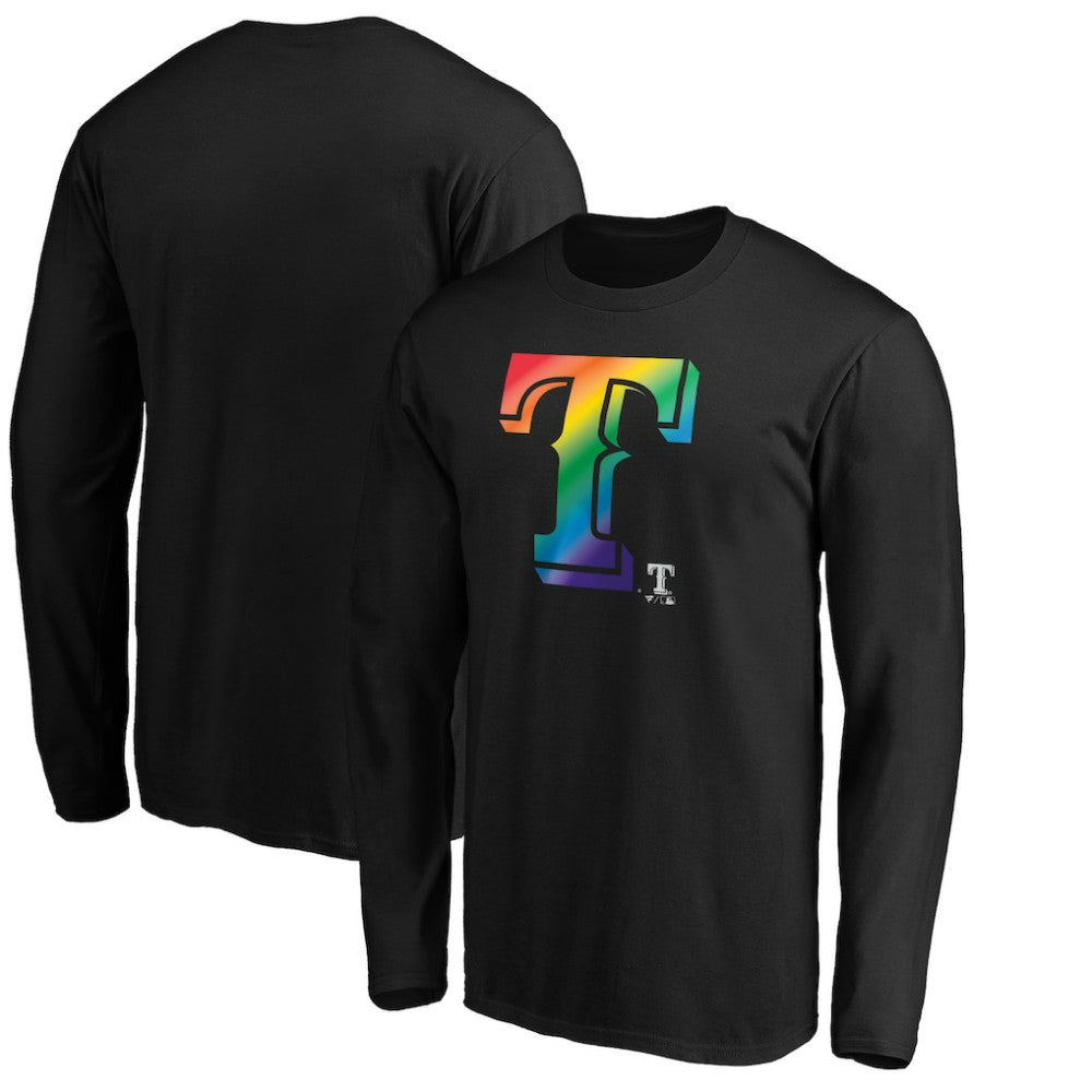 Texas Rangers Team Pride Logo Long Sleeve T-Shirt - MLB