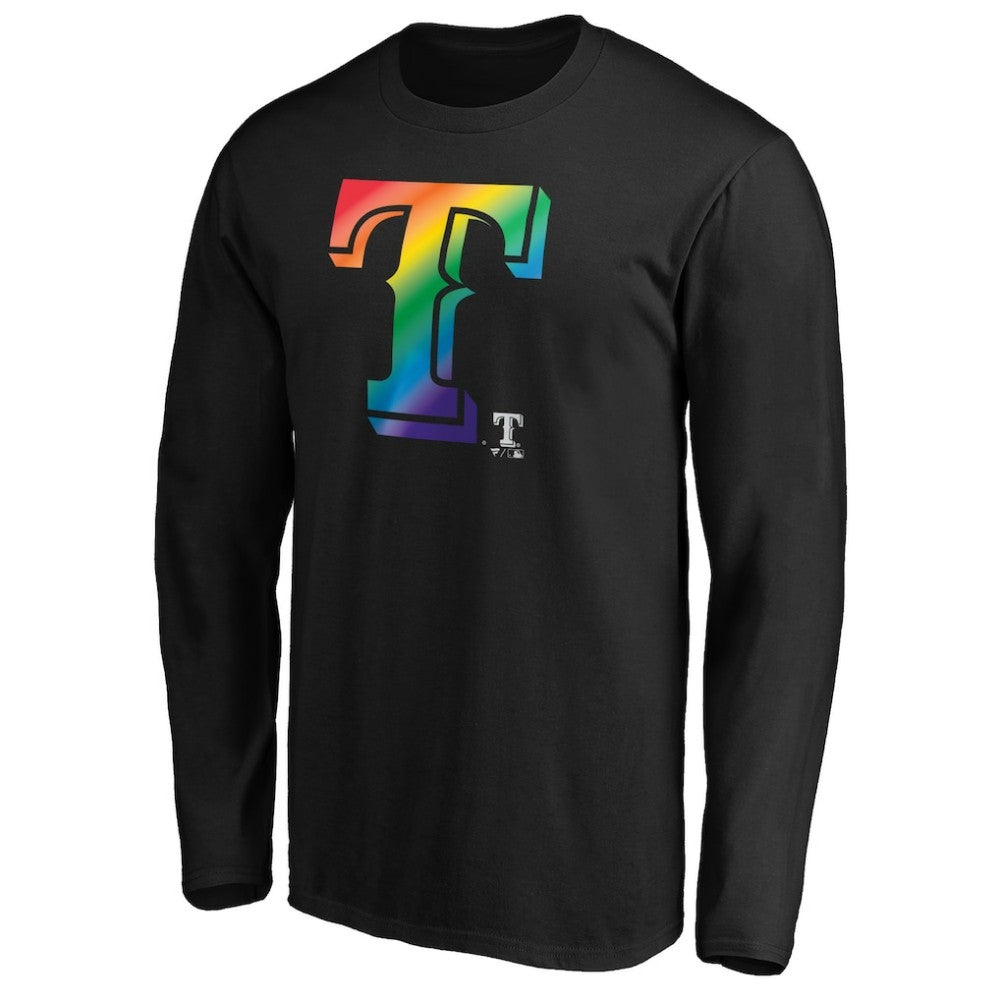 Texas Rangers Team Pride Logo Long Sleeve T-Shirt - MLB