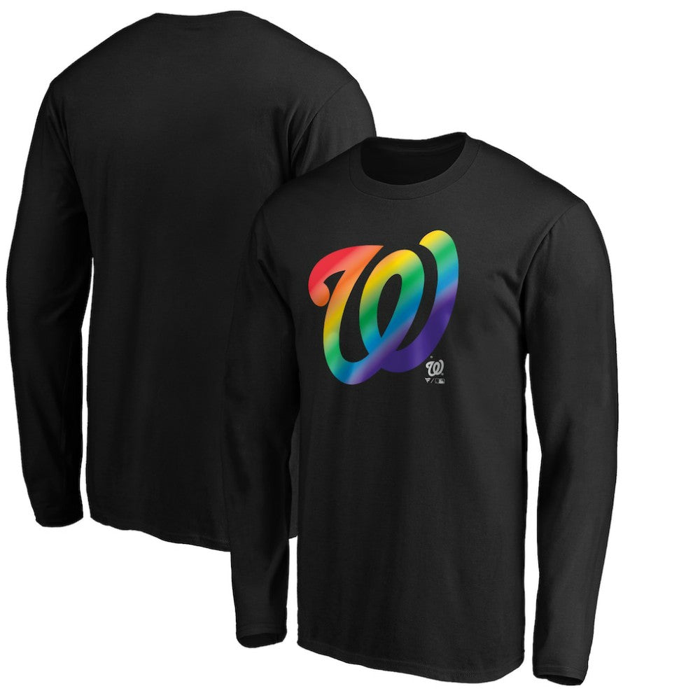 Washington Nationals Team Pride Logo Long Sleeve T-Shirt - MLB