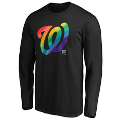Washington Nationals Team Pride Logo Long Sleeve T-Shirt - MLB