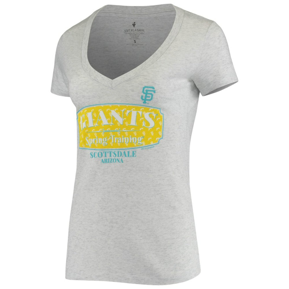 San Francisco Giants Soft as a Grape Women's Spring Training Tropical Banner T-Shirt - MLB