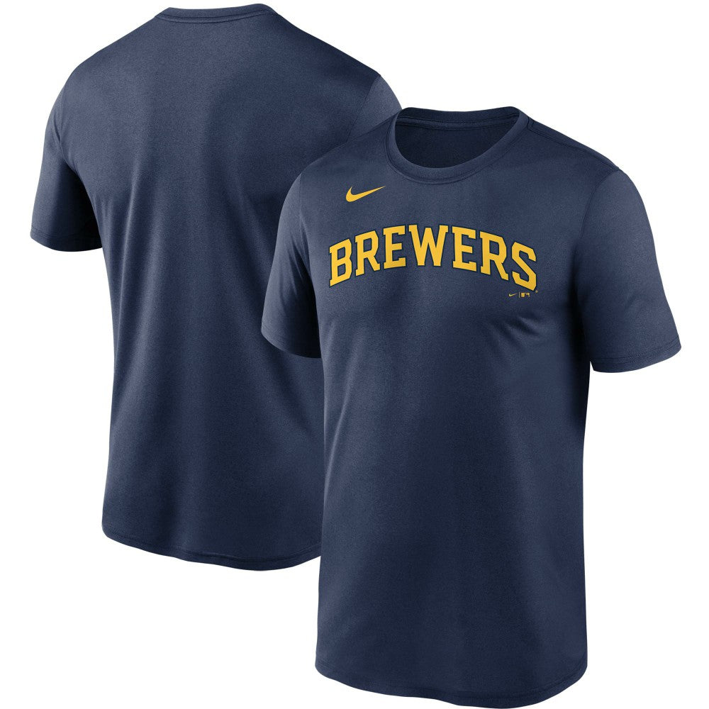 Milwaukee Brewers Nike Wordmark Legend Performance T-Shirt - MLB