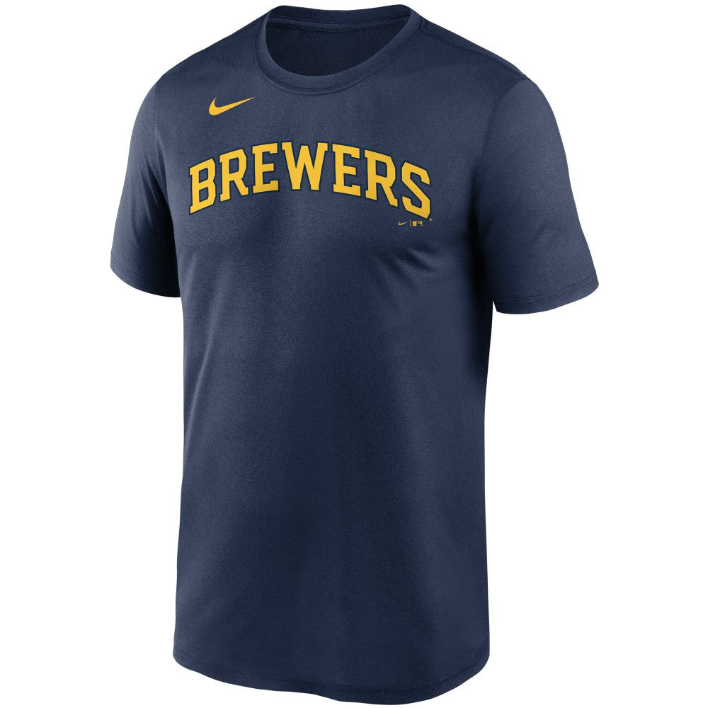 Milwaukee Brewers Nike Wordmark Legend Performance T-Shirt - MLB