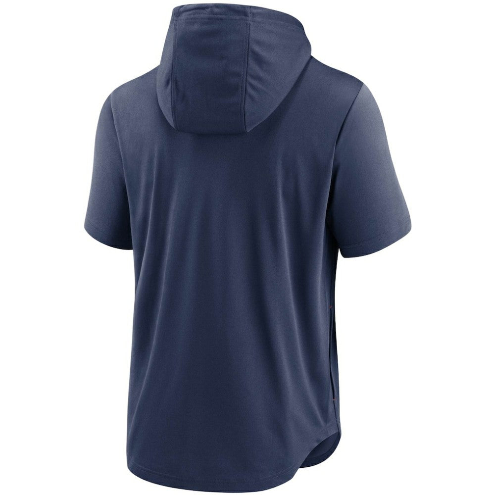 Detroit Tigers Nike Home Team Short Sleeve Hoodie Top - MLB