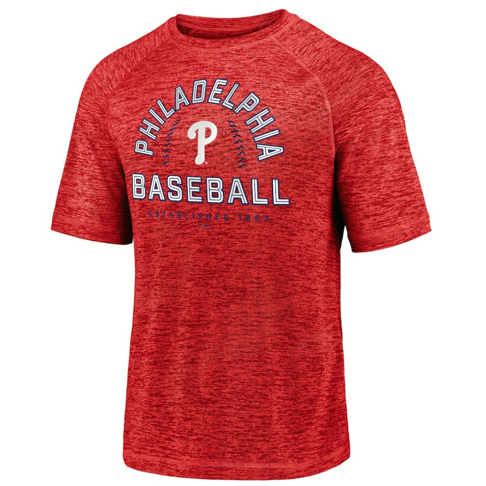 Philadelphia Phillies Fanatics Line Up Primary Threat Striated T-Shirt - MLB