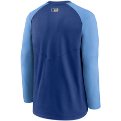 Kansas City Royals Nike Authentic Collection Pregame Performance Raglan Pullover Sweatshirt - MLB