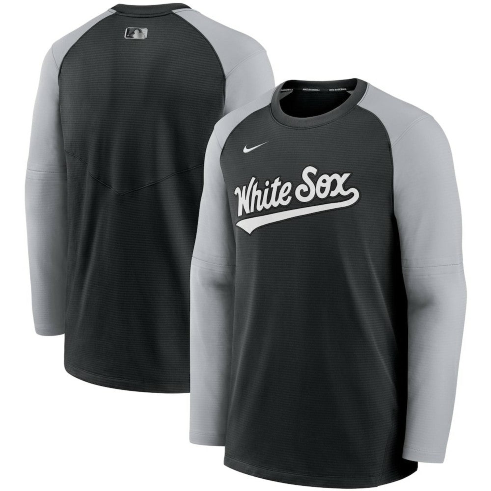 Chicago White Sox Nike Authentic Collection Pregame Performance Raglan Pullover Sweatshirt - MLB