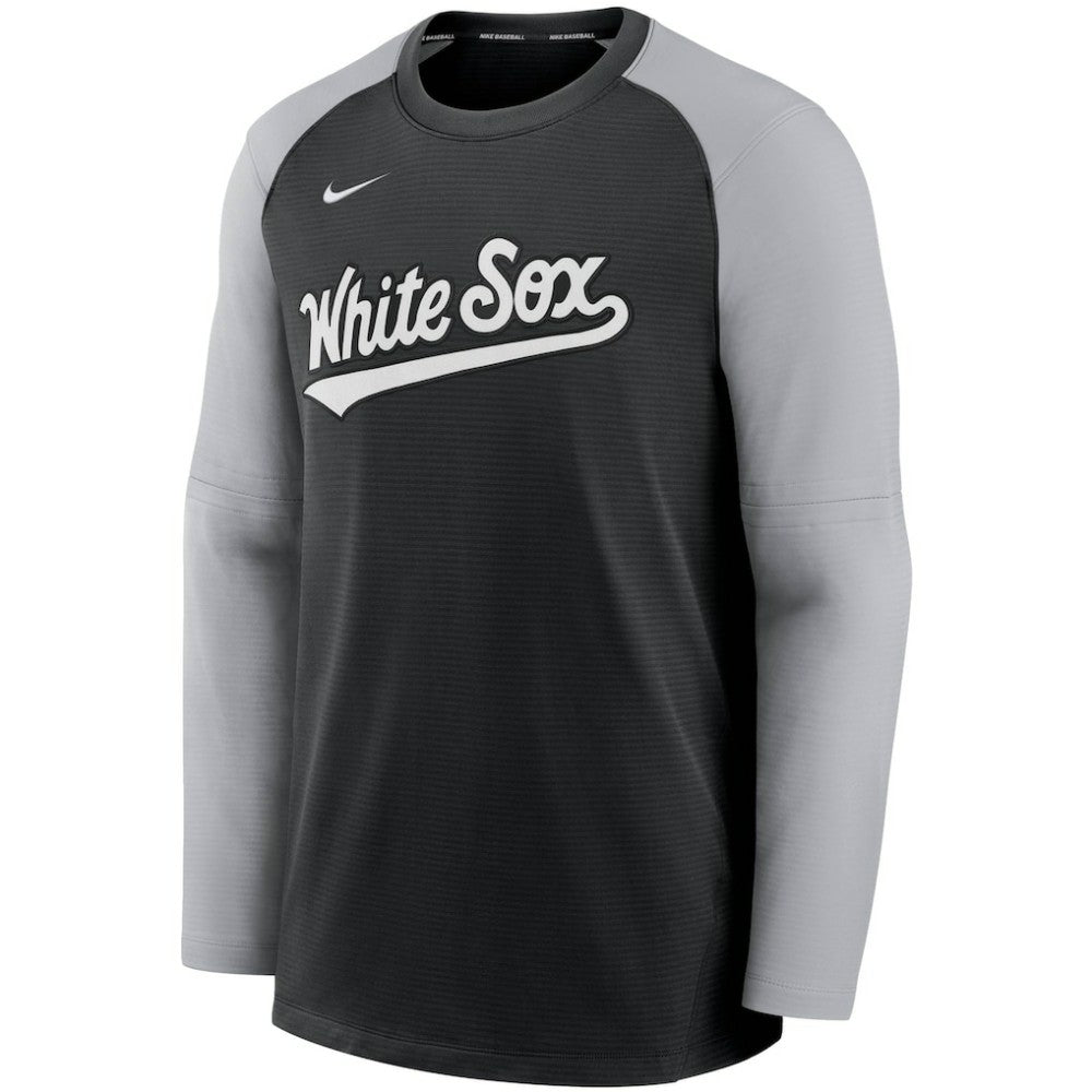 Chicago White Sox Nike Authentic Collection Pregame Performance Raglan Pullover Sweatshirt - MLB