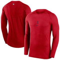 Los Angeles Angels Nike Authentic Collection Raglan Long Sleeve T-Shirt - MLB
