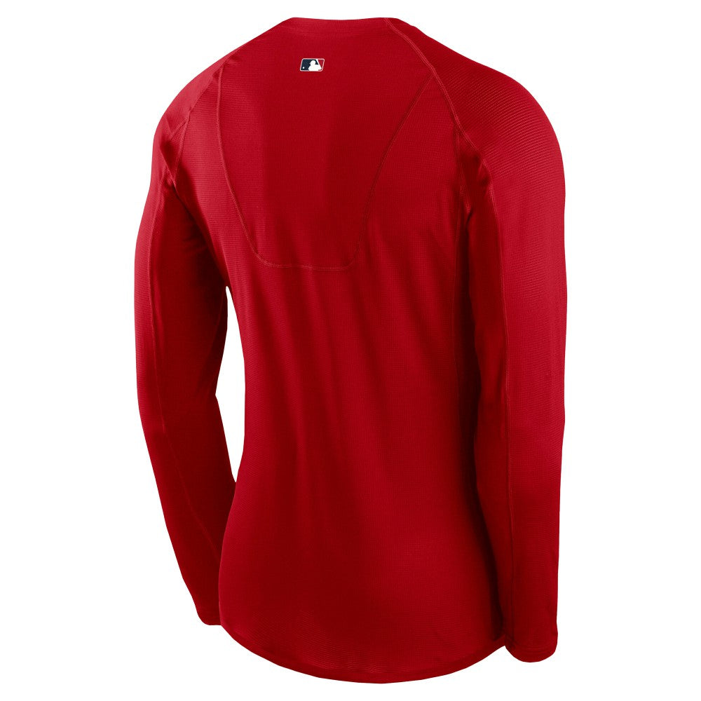 Los Angeles Angels Nike Authentic Collection Raglan Long Sleeve T-Shirt - MLB