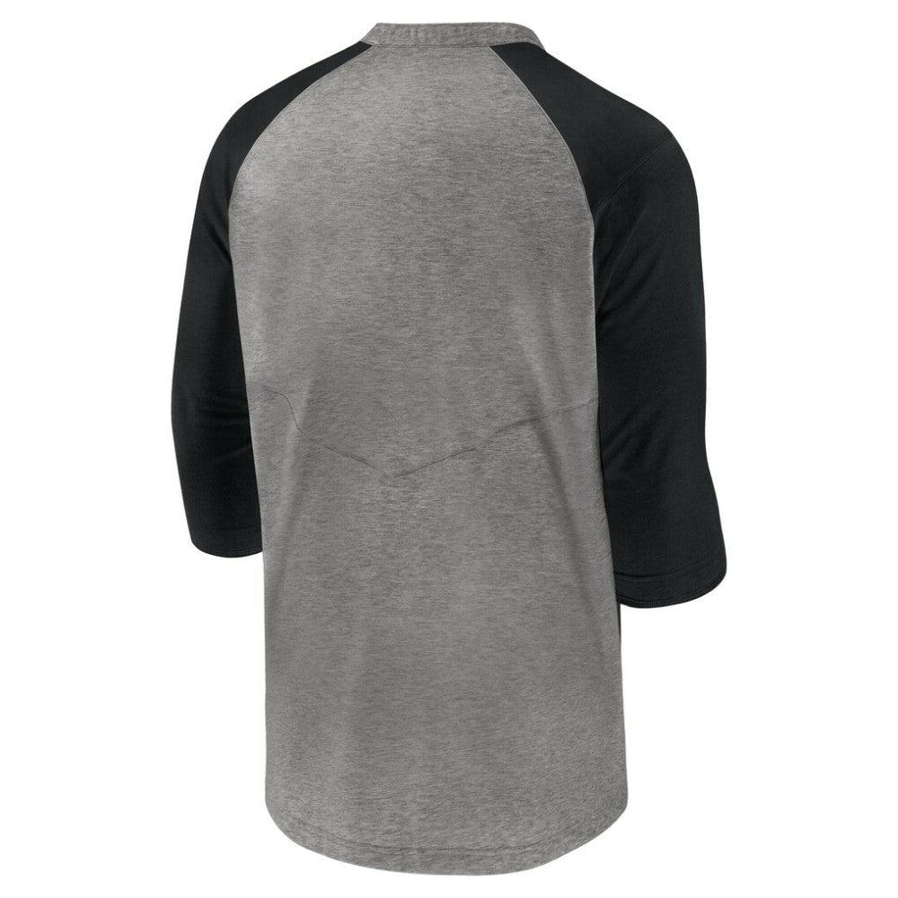 Tampa Bay Rays Nike Authentic Collection Flux Henley Raglan 3/4-Sleeve T-Shirt - MLB