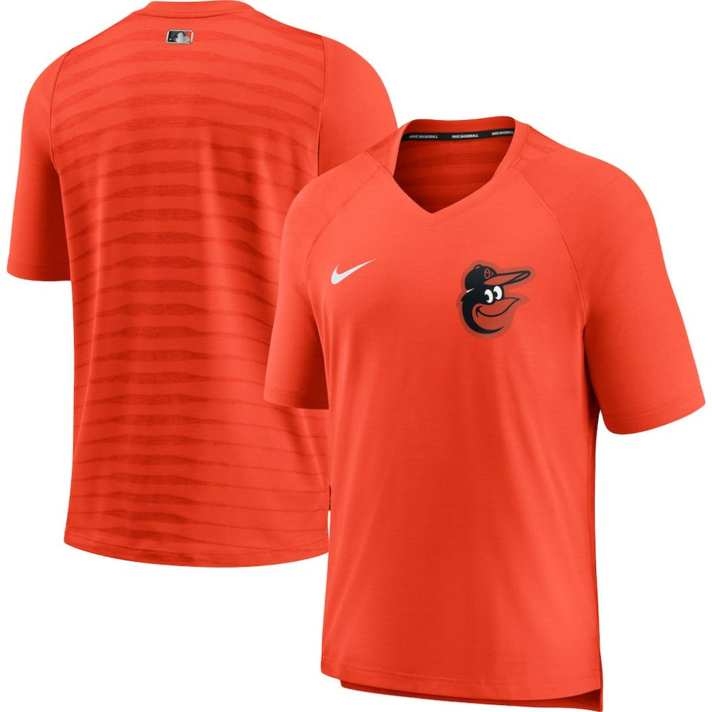 Baltimore Orioles Nike Authentic Collection Pregame Performance V-Neck T-Shirt - MLB