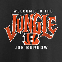 Joe Burrow Cincinnati Bengals Women's Jungle Joe V-Neck T-Shirt Black | NFL