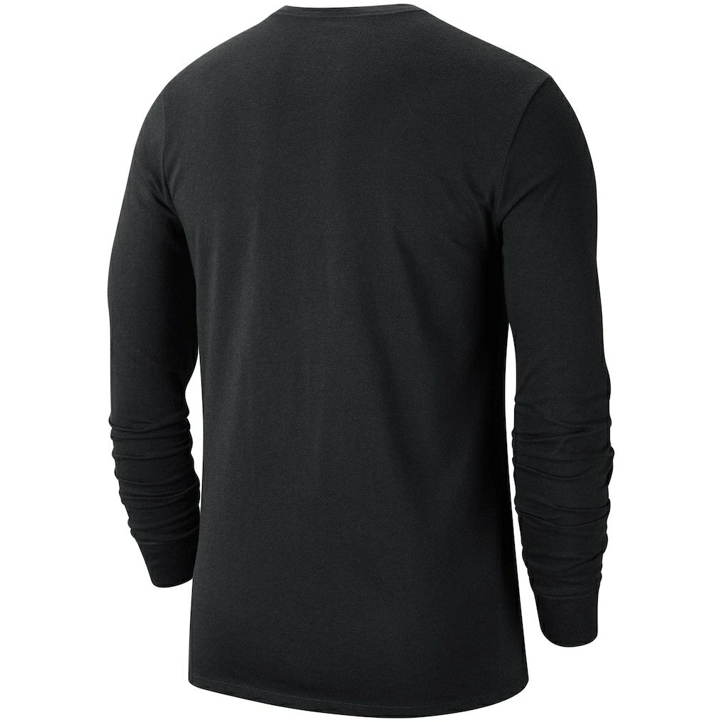 Philadelphia 76ers Courtside Chrome Long Sleeve T-Shirt Black - NBA