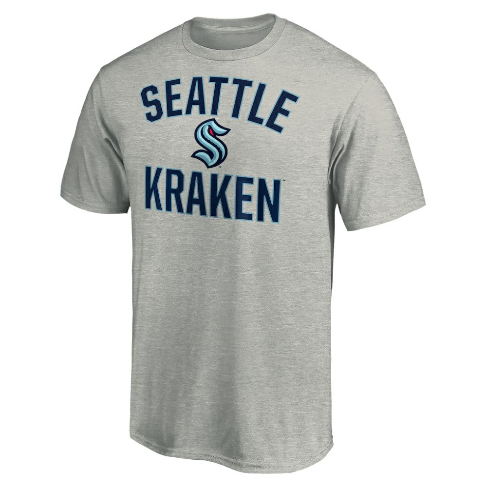Seattle Kraken Fanatics Victory Arch T-Shirt - Heather Gray - NHL