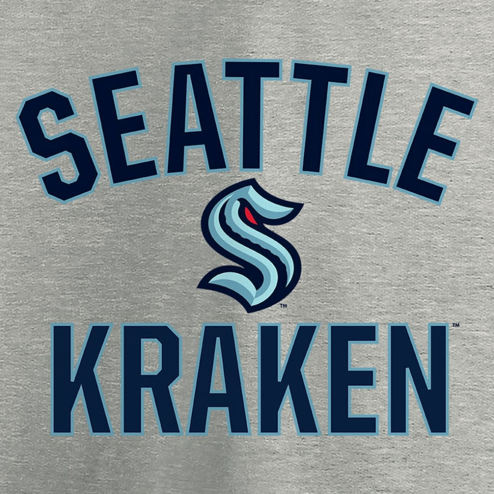 Seattle Kraken Fanatics Victory Arch T-Shirt - Heather Gray - NHL