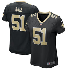 Cesar Ruiz New Orleans Saints Women's Game Jersey Black | Nike for Sale