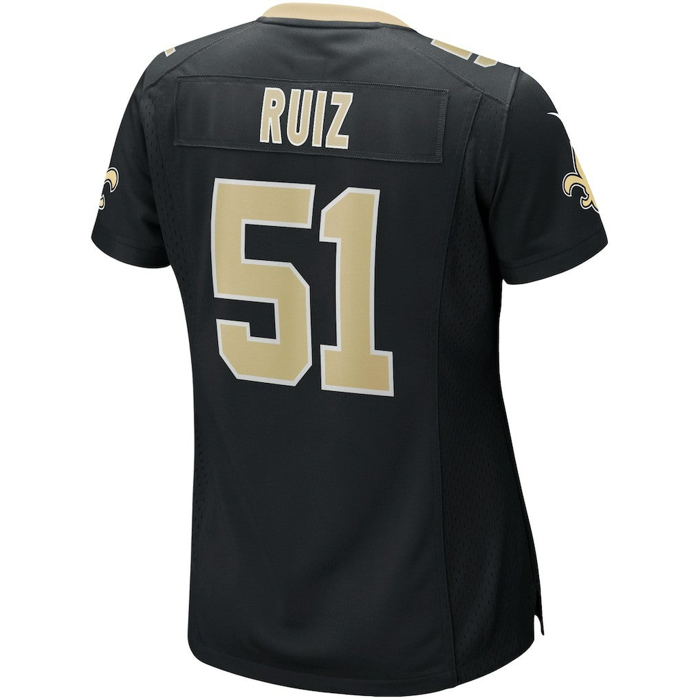 Cesar Ruiz New Orleans Saints Women's Game Jersey Black | Nike for Sale