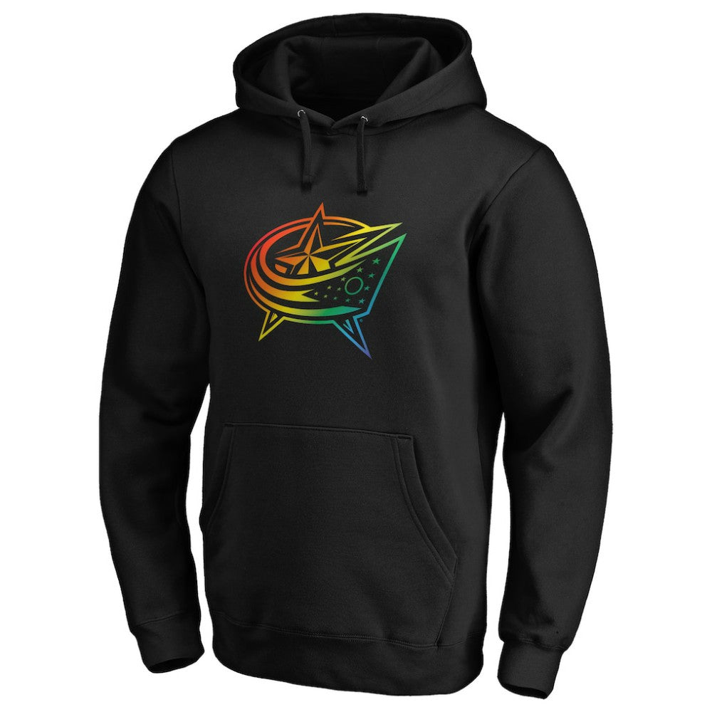 Columbus Blue Jackets Team Pride Logo Pullover Hoodie - Black - NHL