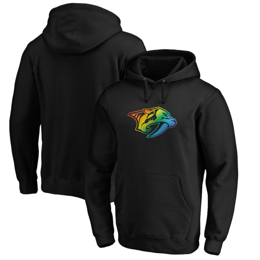 Nashville Predators Team Pride Logo Pullover Hoodie - Black - NHL